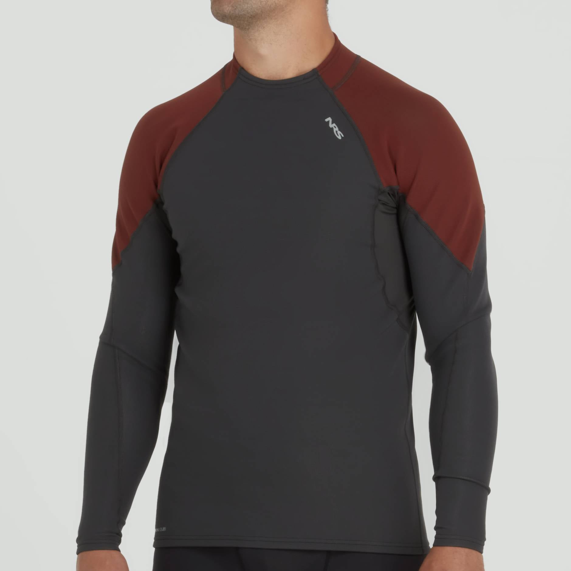 NRS HydroSkin 0.5 Men's Long Sleeve Shirt - Quick-Dry Performance Shirt for Kayaking, Paddleboarding & Water Sports | UPF 50+ Sun Protection