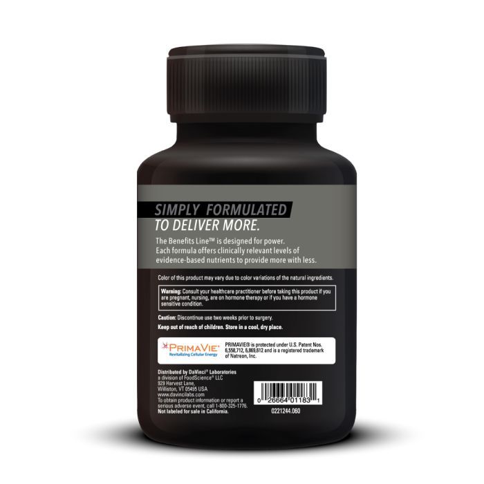 Davinci Labs Andro Benefits - Premium Natural Testosterone Booster for Men - Enhance Energy, Muscle Growth & Vitality - Ideal for Fitness, Bodybuilding & Active Lifestyle