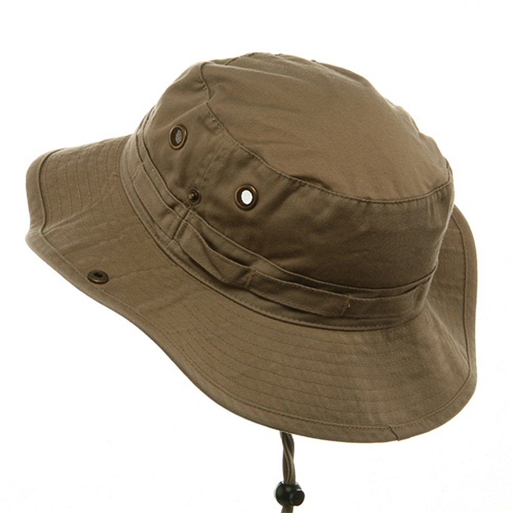 Washed Khaki Hunting Hat for Men - Durable & Comfortable Outdoor Cap for Hunting, Fishing, and Camping Adventures