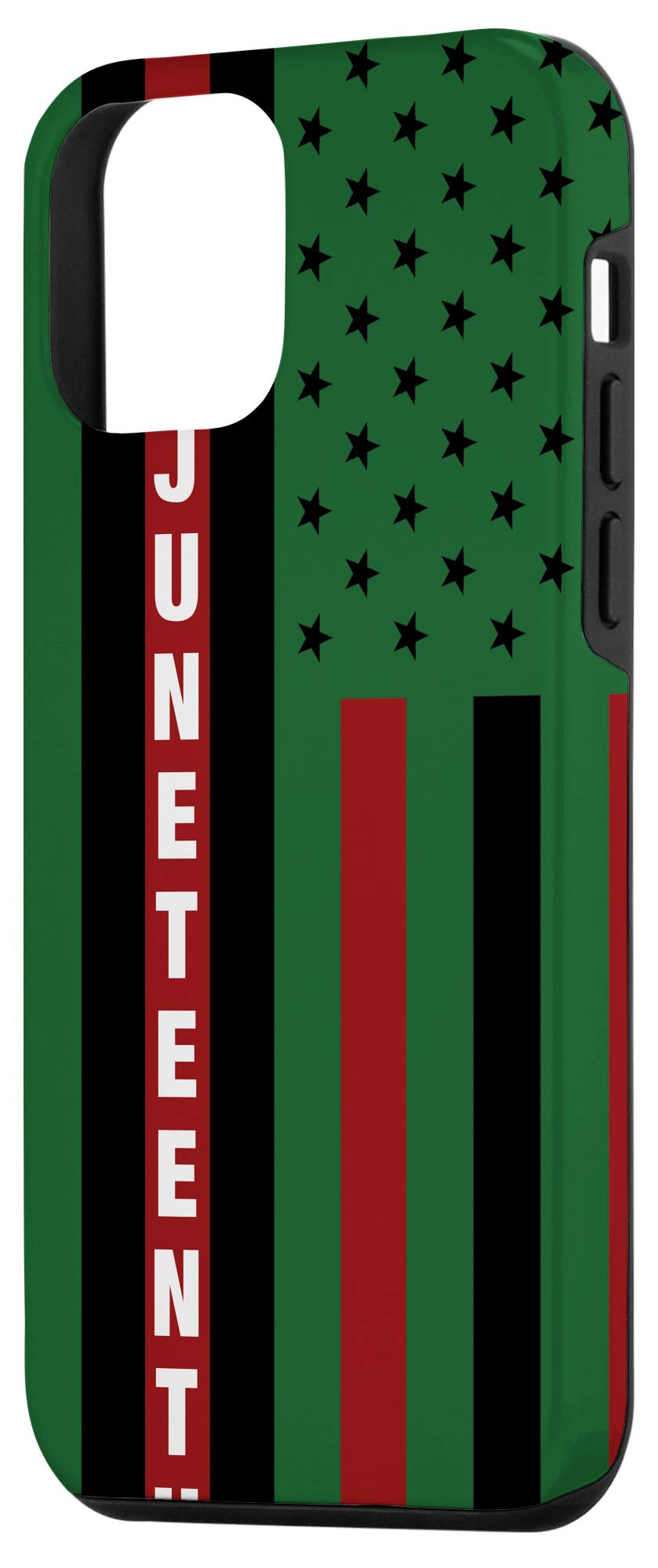 iPhone 12 Mini Protective Case with Juneteenth Flag Design - African Colors Phone Cover for iPhone 12 Mini - Perfect for Celebrations, Cultural Pride & Everyday Use