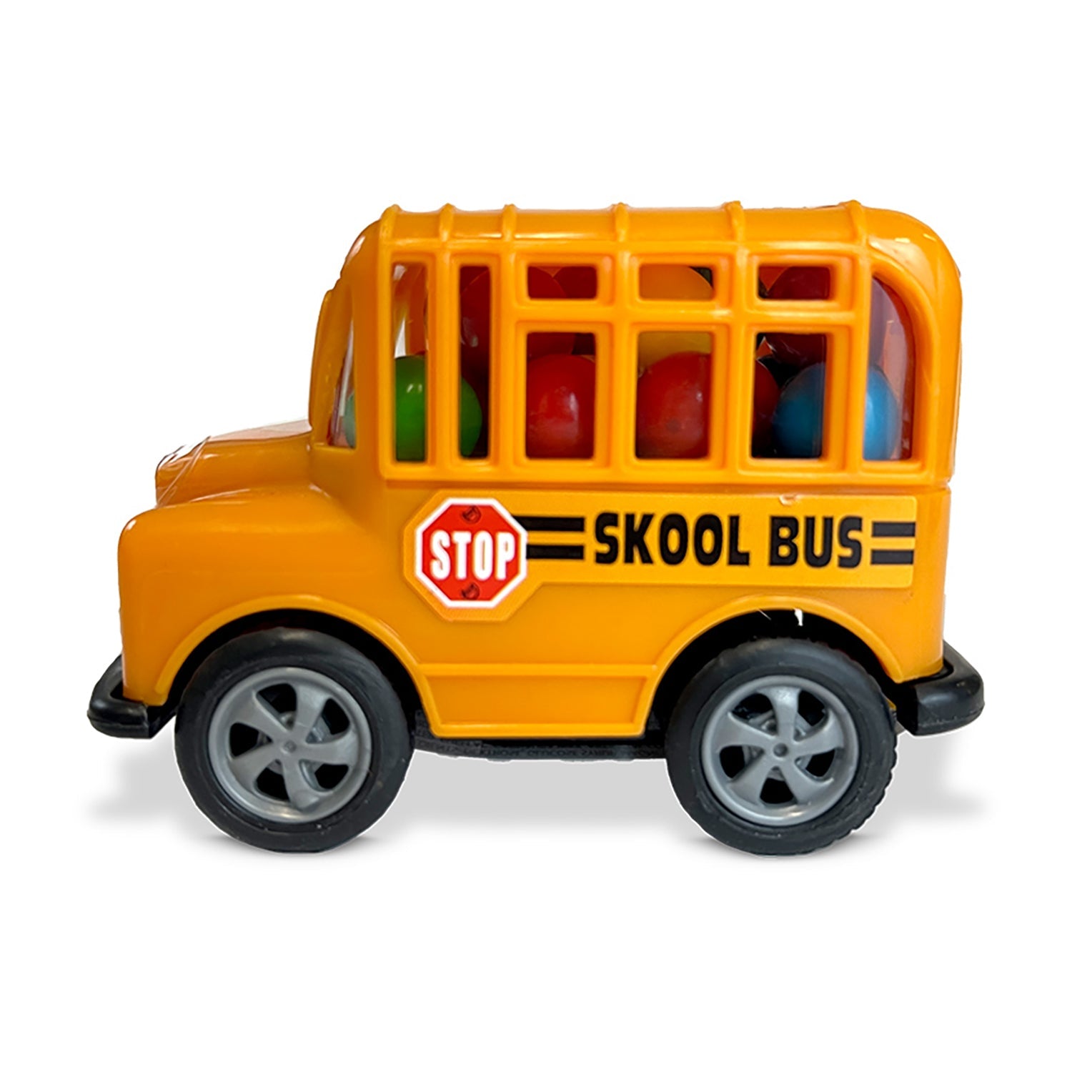 Kidsmania School Bus Toy Set - 12-Piece Box for Pretend Play & Educational Fun | Perfect for Preschoolers & Classroom Activities