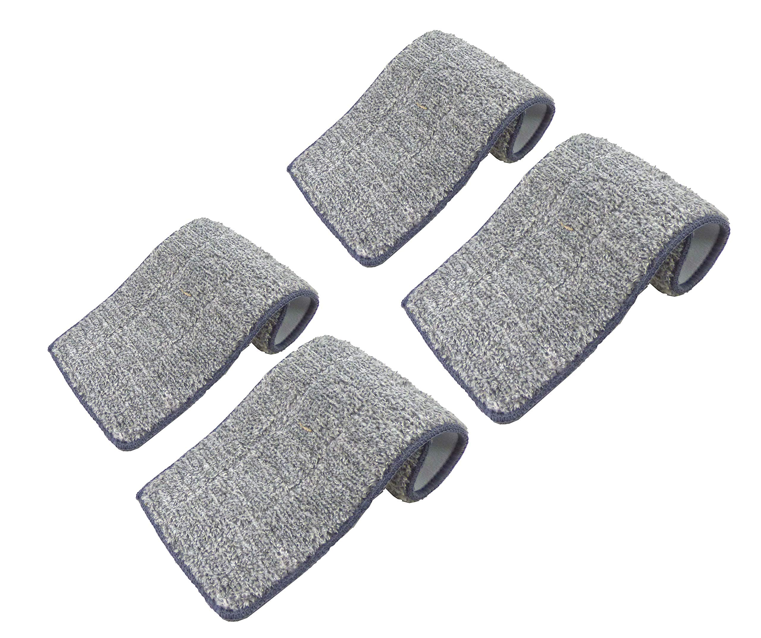 Self Cleaning Flat Mop and Bucket System with 2 Reusable Microfiber Pads - Wet & Dry Mopping for Hardwood, Tile & Laminate Floors - Effortless Floor Cleaning for Homes & Offices