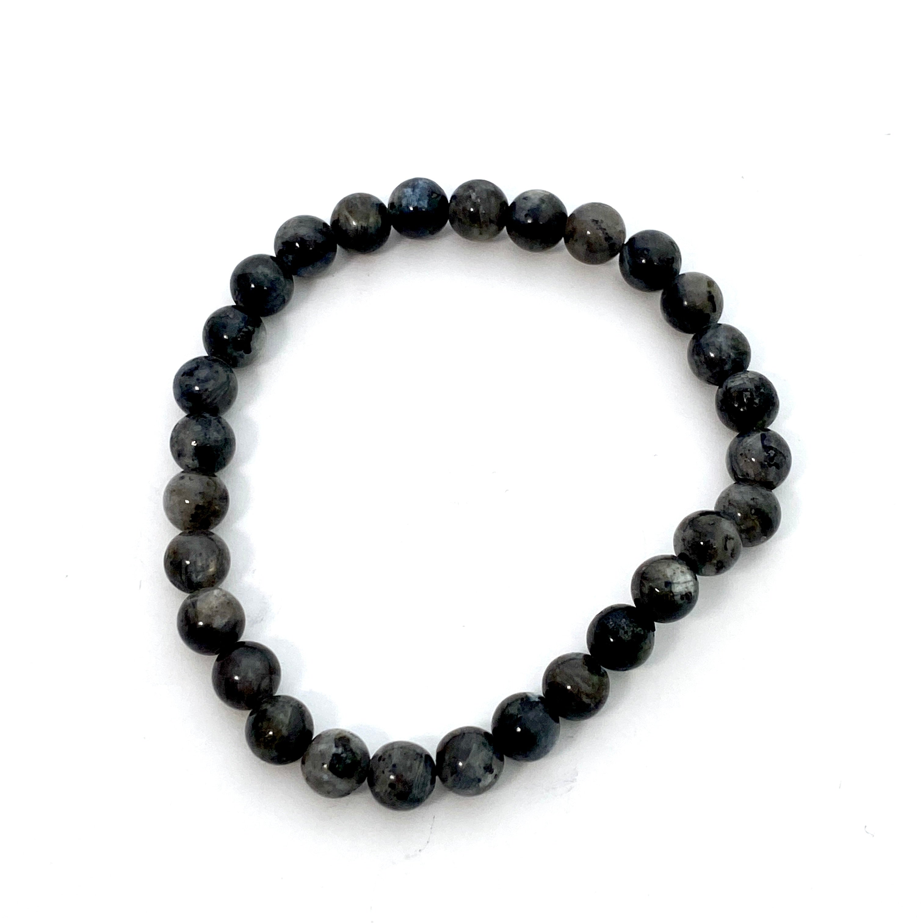 Larvikite Stone Bracelet for Women - Natural Healing Crystal Jewelry for Stress Relief & Positive Energy - Perfect for Meditation, Yoga & Spiritual Gifts