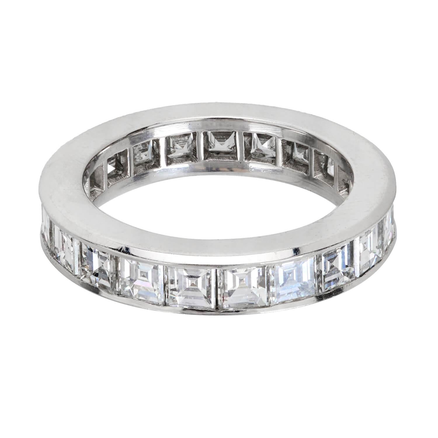4.00CTW Platinum Diamond Eternity Wedding Band for Women - Perfect for Anniversaries, Engagements & Special Occasions