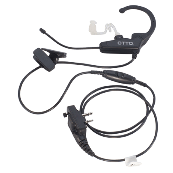 Icom OTTO V4EX2CC5 Noise-Canceling Headset with Boom Mic - Professional Two-Way Radio Headset for Security, Aviation & Industrial Use