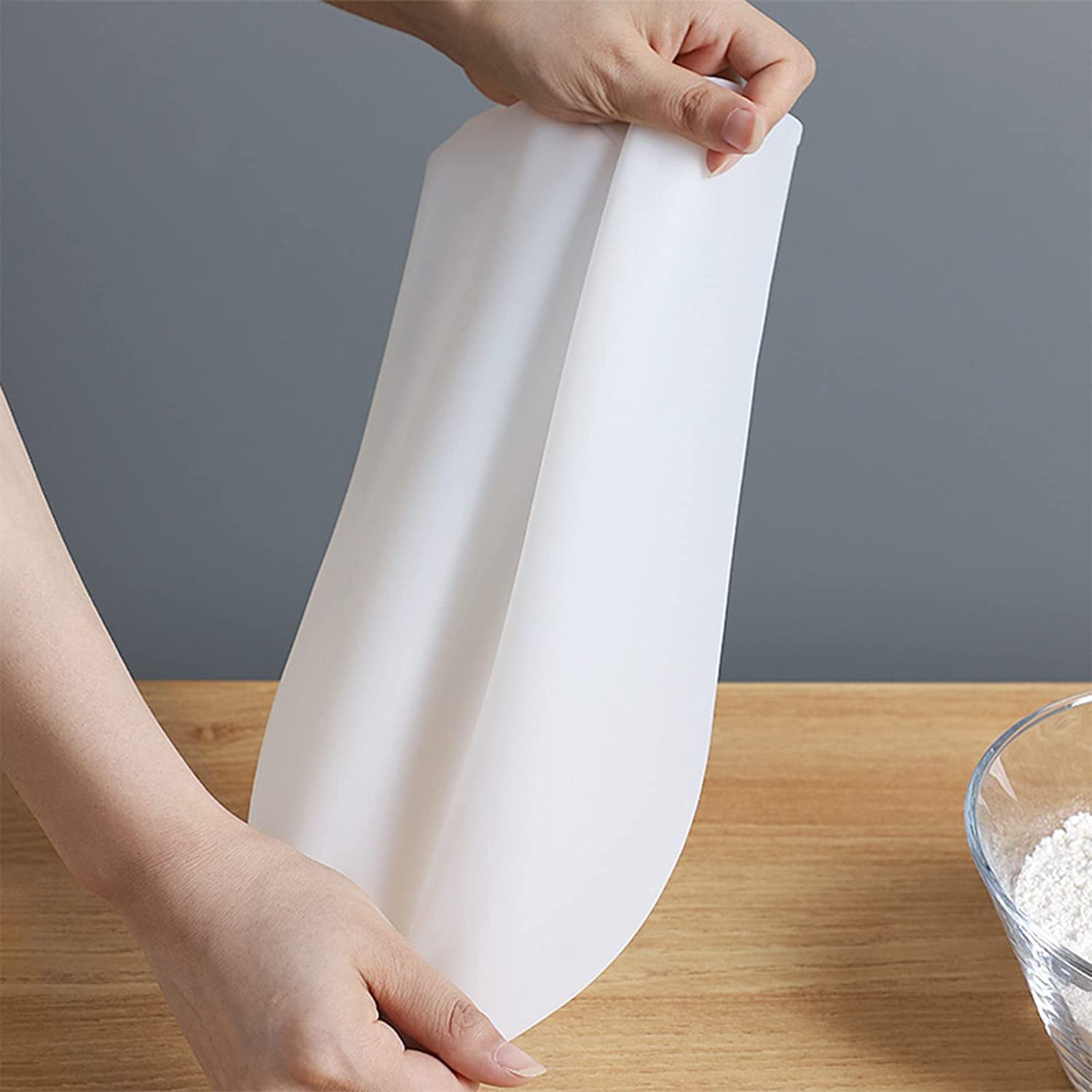 Hinfy Food-Grade Silicone Kneading Bag - Reusable Dough Mixer for Bread, Pastry & Pizza - Flour Mixing & Storage Bag (1 Pack) - Perfect for Home Baking, Meal Prep & Food Preservation