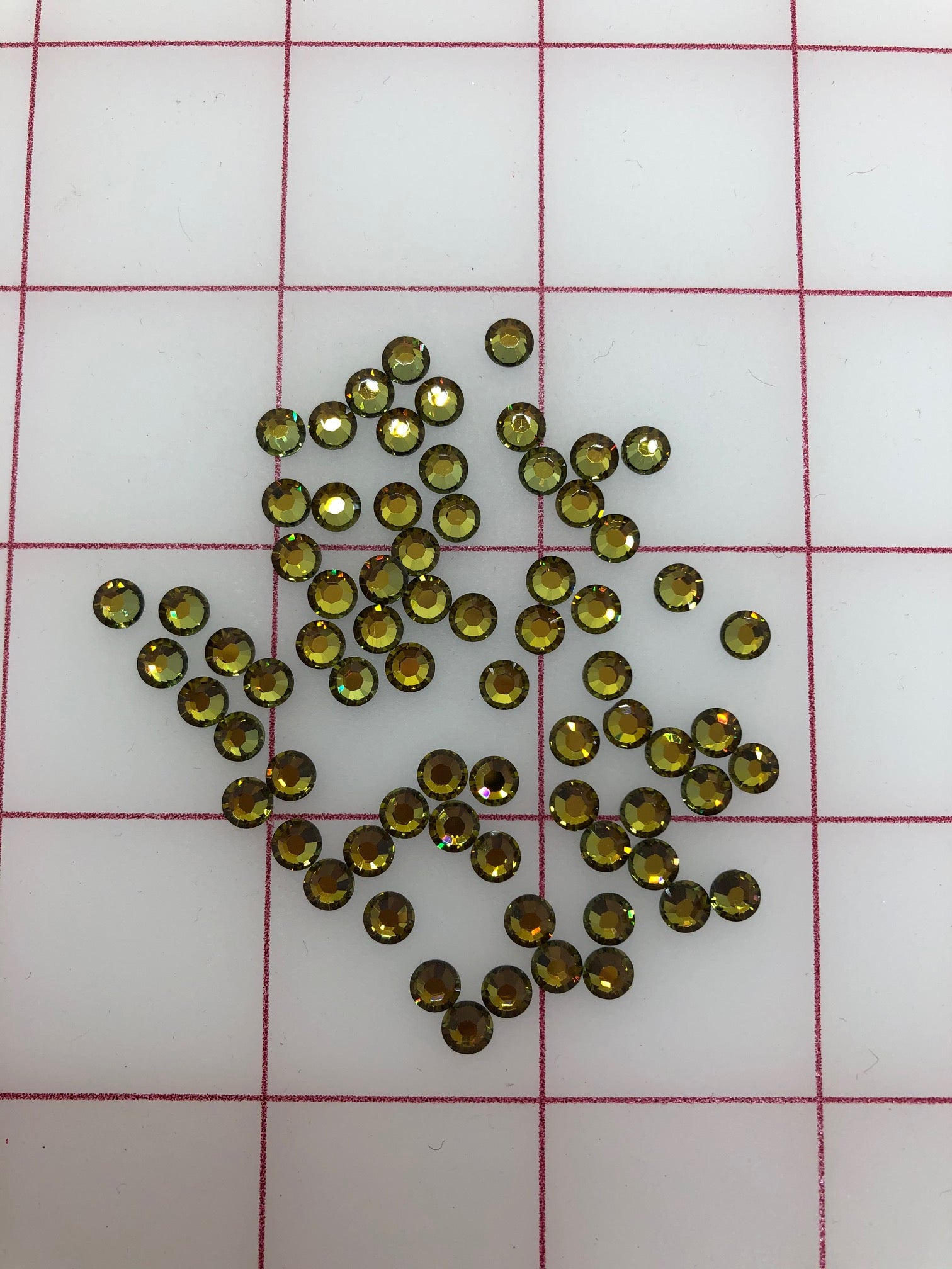 Swarovski Hot Fix Rhinestones - 1/2 Gross (72 Pieces) - Tabac Color Crystal for DIY Crafts, Clothing, Jewelry Making & Nail Art