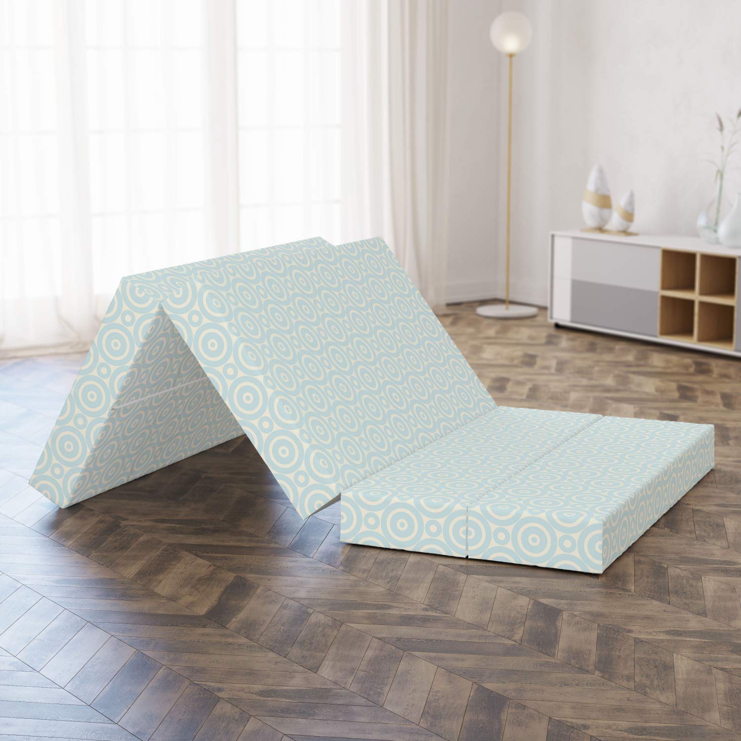 **Ambesonne Retro Foldable Mattress - 78.7