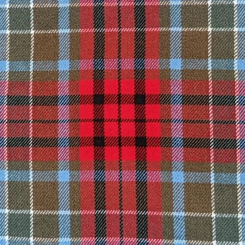 Gordon Red Weathered Tartan Plaid Wool Scarf - Classic Scottish Highland Style for Men & Women - Perfect for Winter Fashion, Outdoor Adventures & Celtic Events
