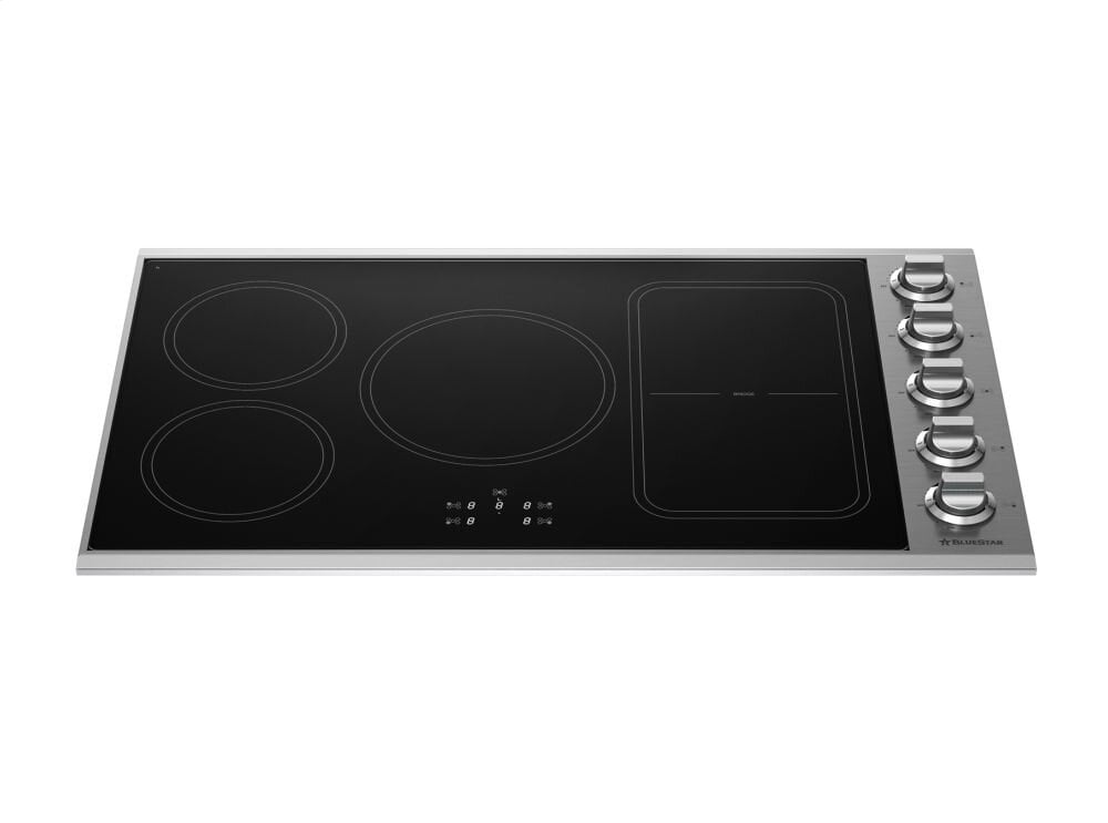 Bluestar BSP36INDCKT 36-Inch Built-In Induction Cooktop with 6 Burners - Professional Grade for Home Kitchen, Restaurant & Commercial Use