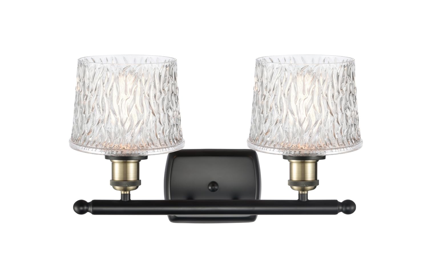 Innovations Lighting 516-2W-BAB-G402-LED Niagara 2-Light Bathroom Vanity Light - Ballston Collection - Perfect for Modern Bathroom and Powder Room Decor