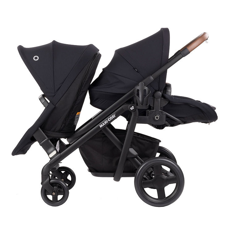 Maxi Cosi Lila Duo Seat - Premium Baby Car Seat & Stroller Combo for Safe Travel | Convertible Infant to Toddler Carrier | Perfect for Family Outings & Daily Commutes