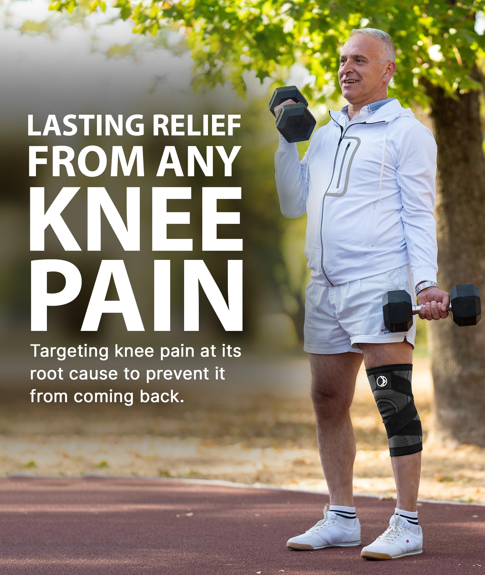 Best Knee Compression Sleeve for Women & Men - Breathable Knee Brace Support for Pain Relief, Arthritis, Running & Sports - Perfect for Workouts, Basketball & Daily Activities