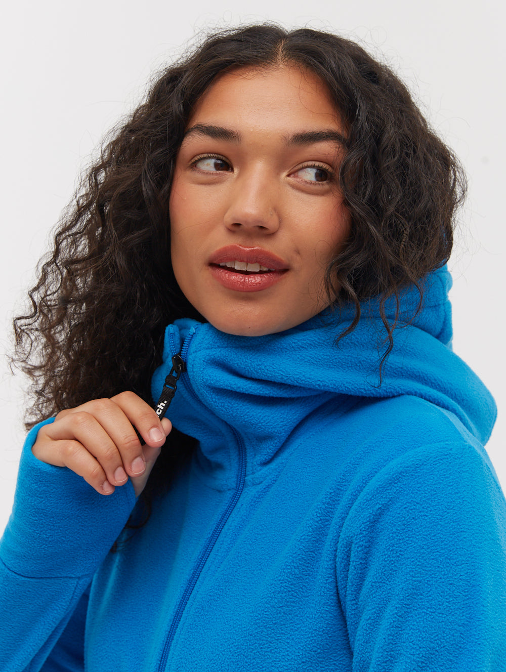 Ninja Microfleece Asymmetric Zip Up Hoodie - Warm Winter Pullover for Men & Women - Perfect for Outdoor Activities, Hiking, and Casual Wear