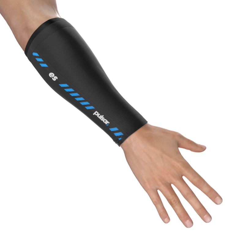 Pulsar eS Arm Sleeve - Compression Arm & Short Sleeve for Sports, Running, Basketball & Outdoor Activities - Breathable & UV Protection