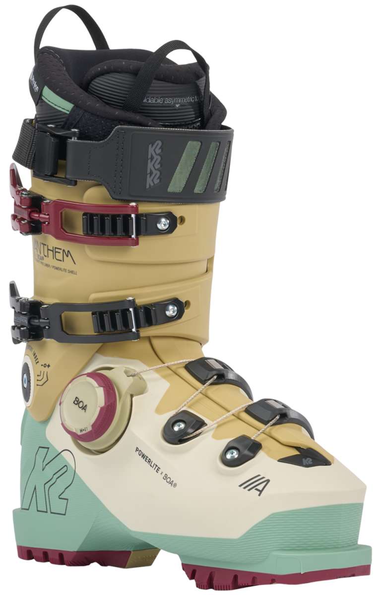 K2 Women's Anthem 105 BOA Ski Boots 2024 - Lightweight Comfortable Ski Boots for Women with BOA Closure System | Perfect for All-Mountain Skiing & Winter Sports