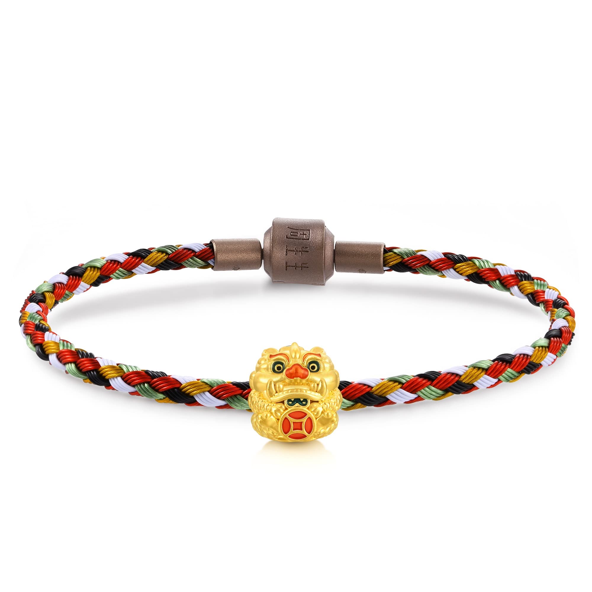24K Pure Gold Pixiu Charm Bracelet for Women - 999 Solid Gold Mini Bracelet, Not Gold Plated | Perfect for Wealth Attraction, Gift Giving & Chinese Culture Enthusiasts