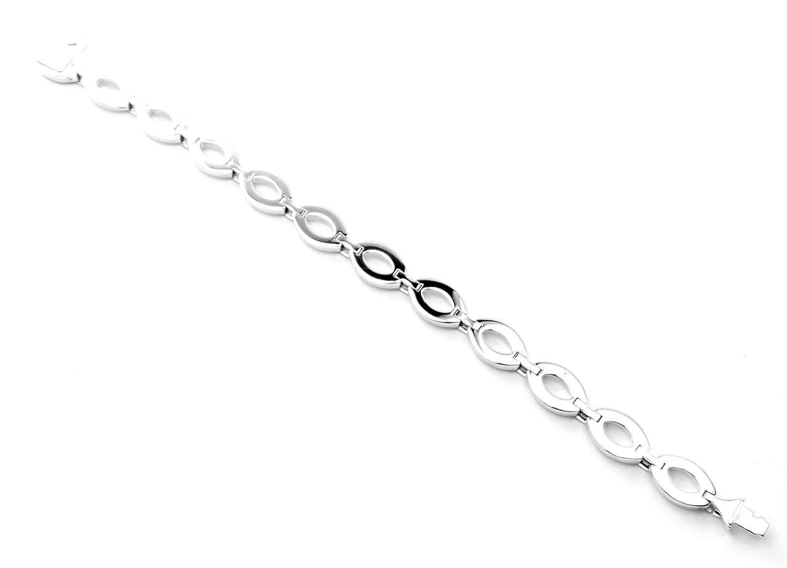 Authentic Cartier 18K White Gold Diamond Diadea Link Bracelet with Certificate - Luxury Jewelry Gift for Women, Anniversary & Special Occasions