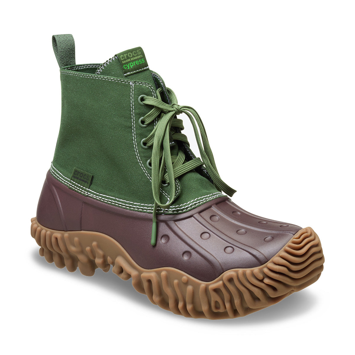 Salehe Bembury Cypress Duck Boot 'Mallard' - Waterproof Outdoor Hiking Boots for Men, Fashion Sneakers for Winter & Rainy Days - Perfect for Hiking, Camping and Urban Streetwear