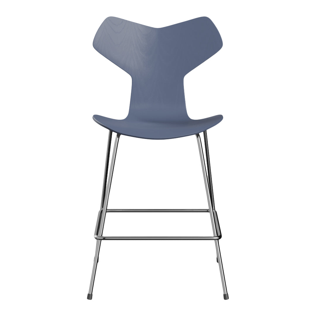 Grand Prix Counter Chair 3138 - Modern Bar Stool with Swivel Seat for Kitchen Island, Breakfast Bar & Home Decor - Adjustable Height & Comfortable Back Support