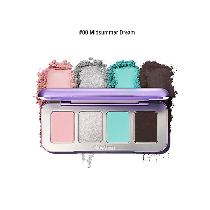 Girls Crush Adventure Game Series 4-Color Eyeshadow Palette | Vibrant Makeup for Cosplay, Halloween & Party Looks