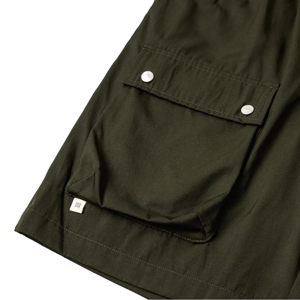 ASUSL Front Pocket Easy Shorts - Olive Green Casual Shorts for Men | Perfect for Outdoor Activities, Travel & Lounge Wear