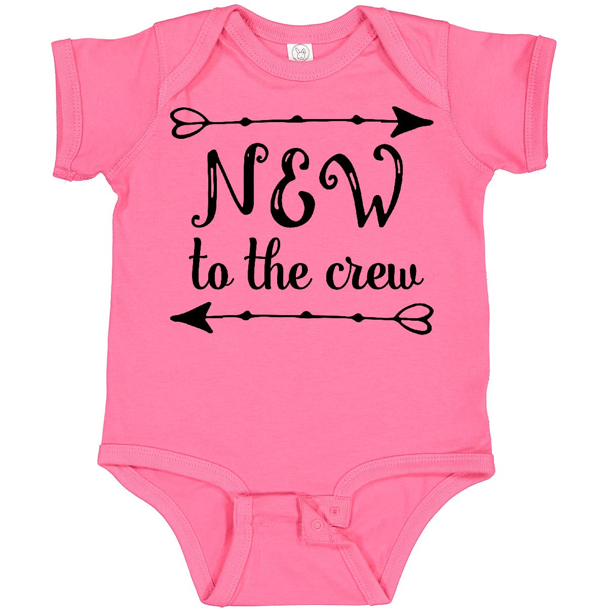 Inktastic Baby New To The Crew Arrows Baby Bodysuit - Cute Arrow Design Infant Onesie for Newborns & Toddlers - Perfect for Family Photos, Daycare & Matching Outfits
