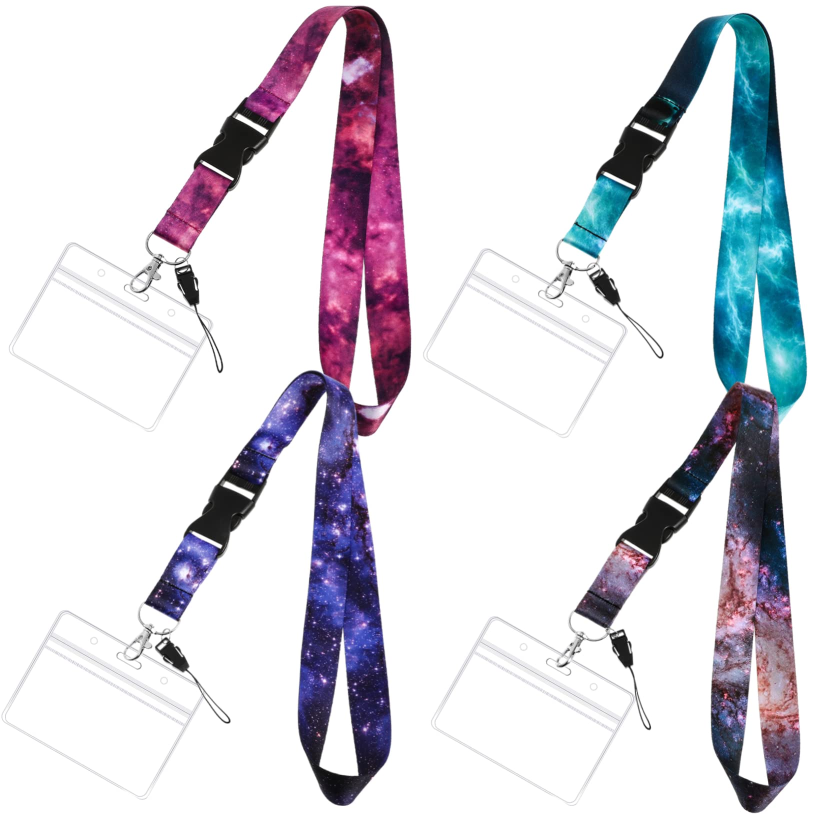 NOLITOY 8 Pack Detachable Phone Lanyard - Adjustable Cell Phone Strap for iPhone Samsung - Perfect for Work, Travel, Events & Hands-Free Convenience