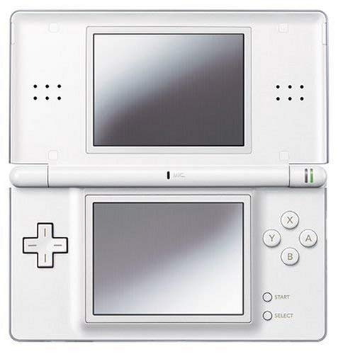 Refurbished Nintendo DS Lite Polar White Console - Portable Handheld Gaming System for Kids & Adults | Perfect for Travel, Commuting & Home Entertainment