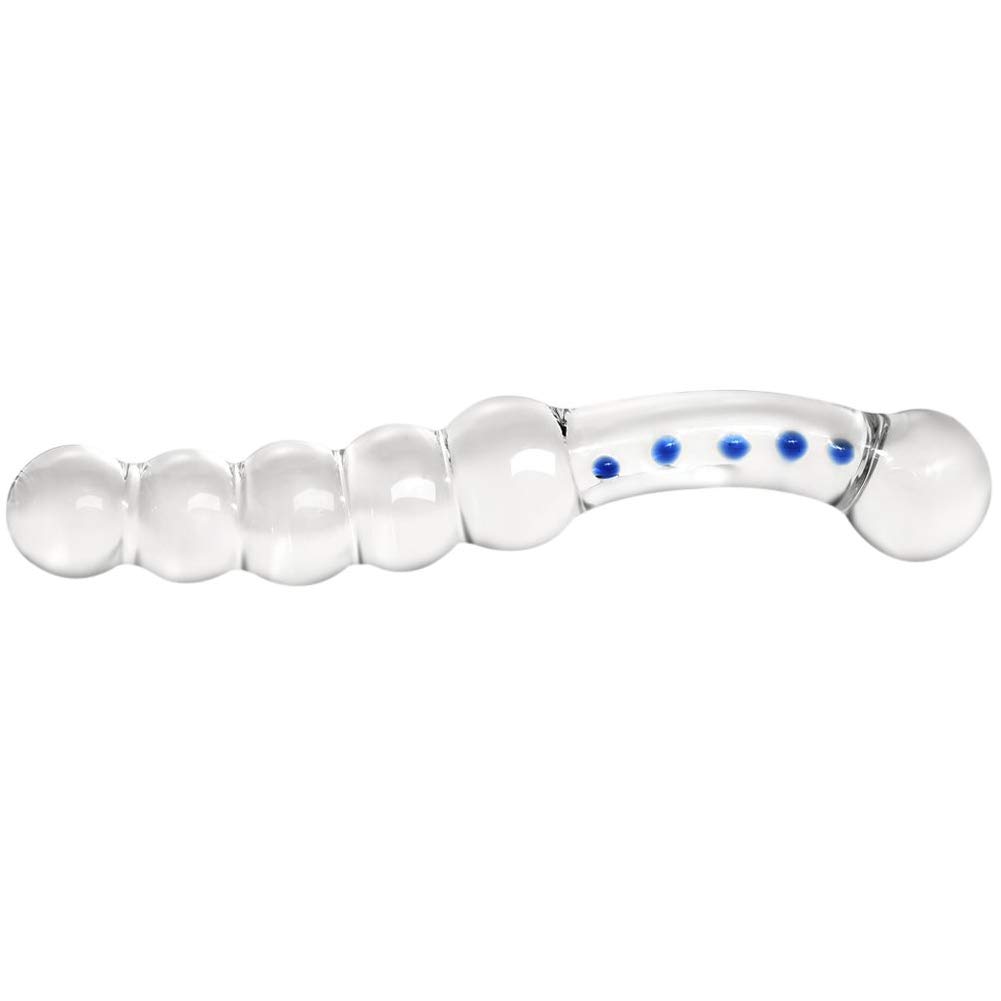 Premium Crystal Anal Beads & Double Glass Anal Plug for Men & Women – Sensual Pleasure & Prostate Massage – Perfect for Couples Play & Solo Exploration