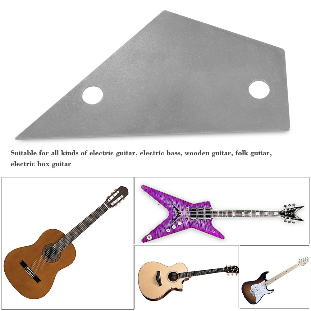 Alomejor Professional Guitar Luthier Tool - Stainless Steel Fret Level Ruler & Rocker Leveling Tool for Guitar & Bass Fretboard Maintenance - Perfect for DIY Guitar Repair, Setup, and Professional Luthier Work