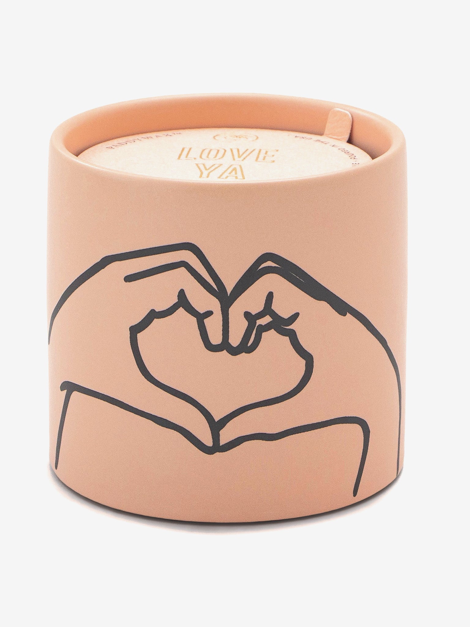 Paddywax Impressions Scented Candle - Love Ya Scent | Hand-Poured Soy Wax Candle for Home, Romantic Gifts & Relaxation