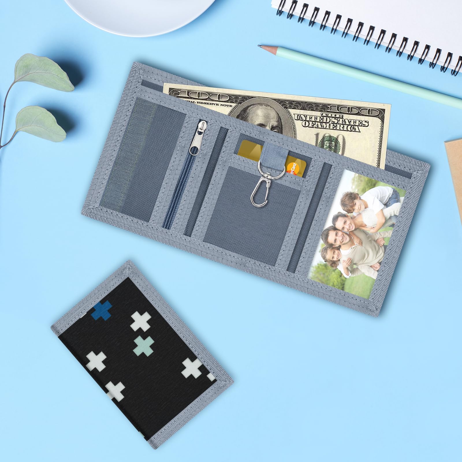 Sundee Pretend Play Wallet for Kids - Dinosaur Money & Banking Toy Purse, Toddler Wallet with Play Money, Educational Gift for Boys & Girls Ages 3+ - Perfect for Dress Up, Role Play & Birthday Party Favors