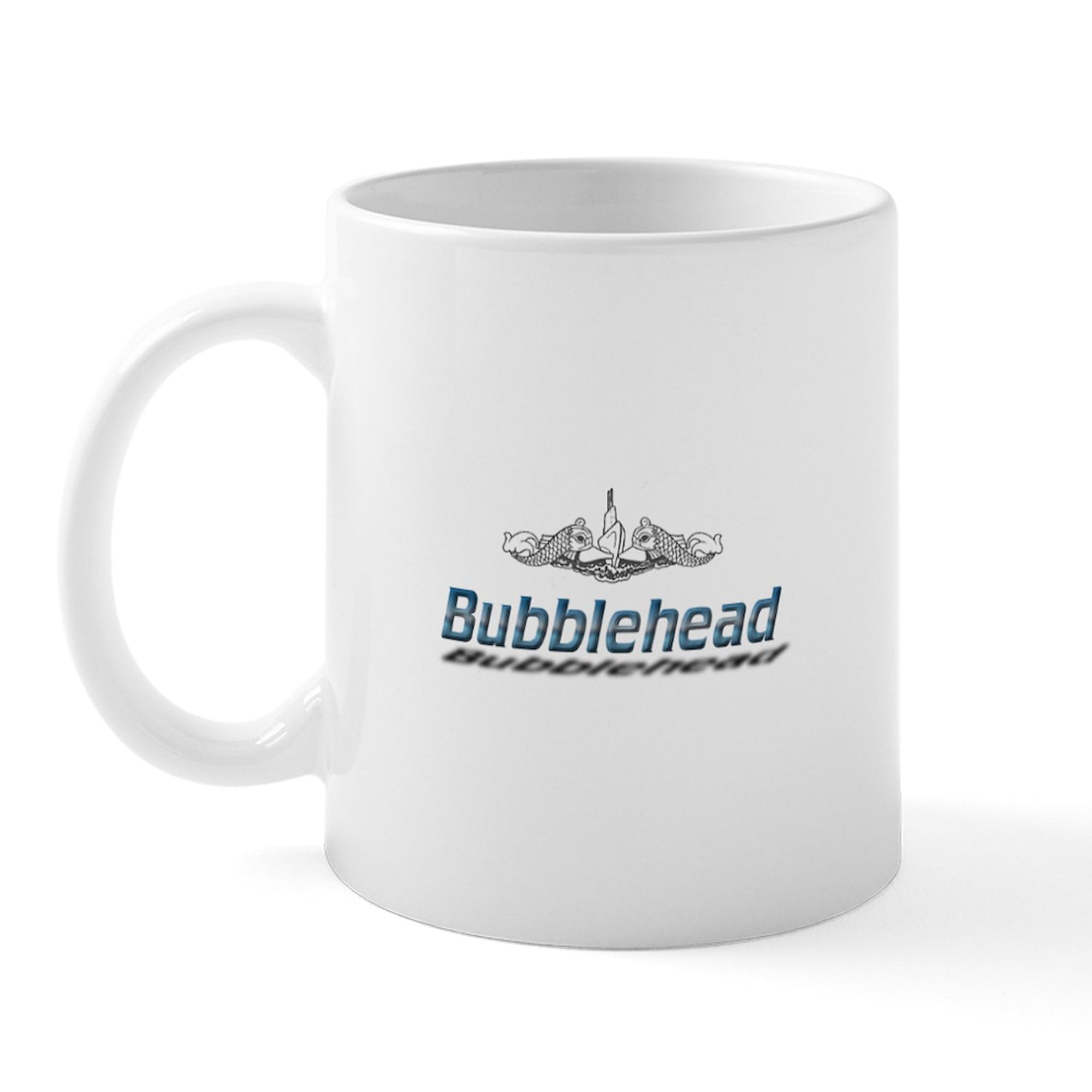 11 oz (325 ml) Ceramic Coffee Mug - Insulated Bubblehead Design for Hot & Cold Drinks - Perfect for Home, Office, or Gift Giving
