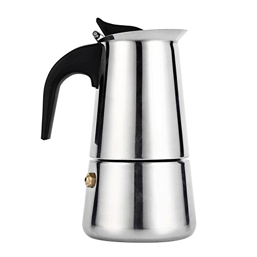 Stainless Steel Stovetop Coffee Maker - 2 Cup Percolator for Home & Office