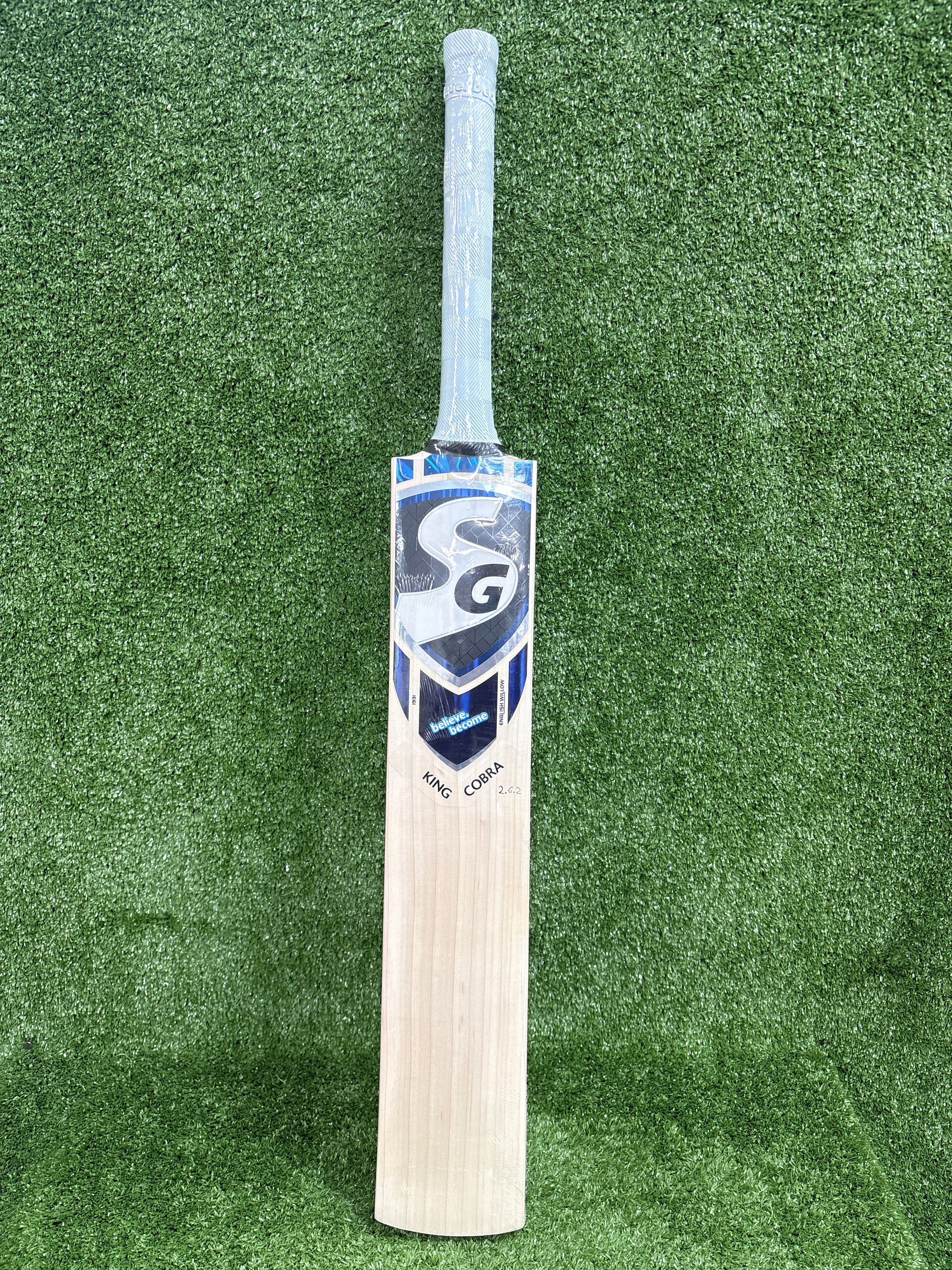 Premium SG King Cobra Harrow English Willow Cricket Bat - Professional Grade for Matches & Training - Perfect for Club Players & Enthusiasts