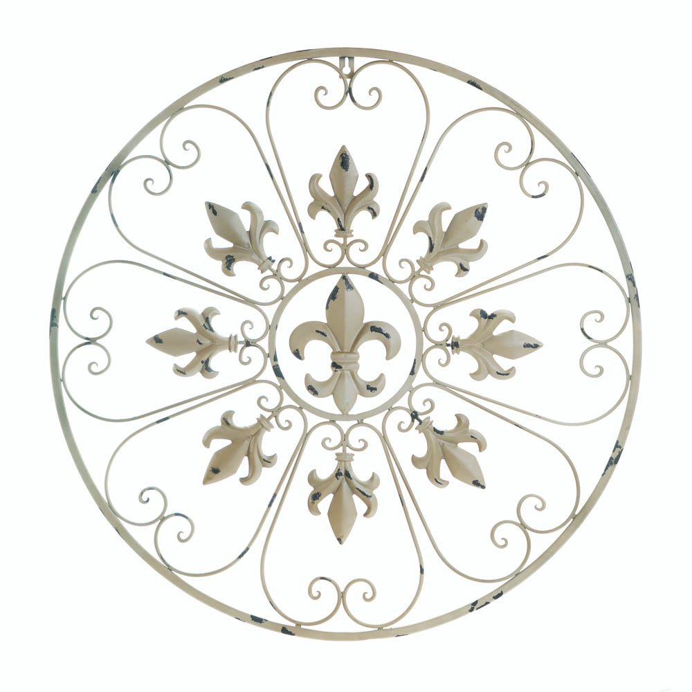 Rustic Wrought Iron Wall Decor - Handcrafted Metal Wall Art for Bedroom, Living Room & Home Décor | Elegant Accent Piece for Farmhouse, Modern & Vintage Interiors