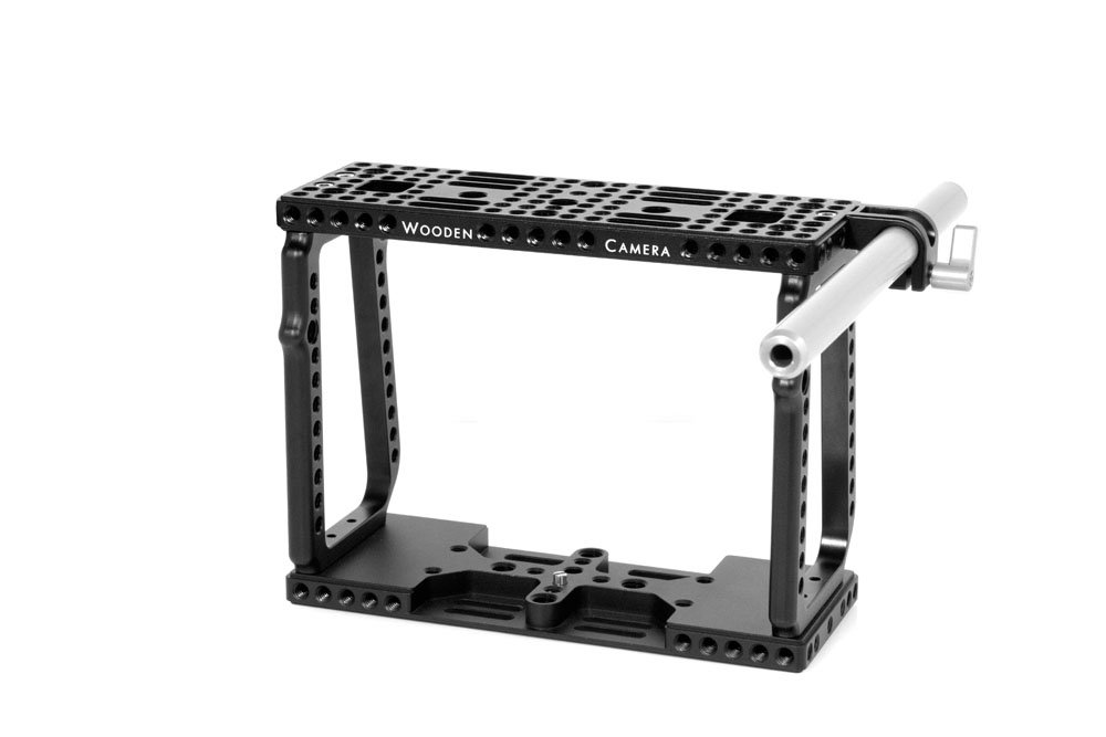 Professional 15mm Wooden Camera Cage Rod Clamp - Durable Aluminum Alloy Clamp for DSLR & Mirrorless Cameras - Perfect for Filmmaking, Vlogging & Photography Accessories