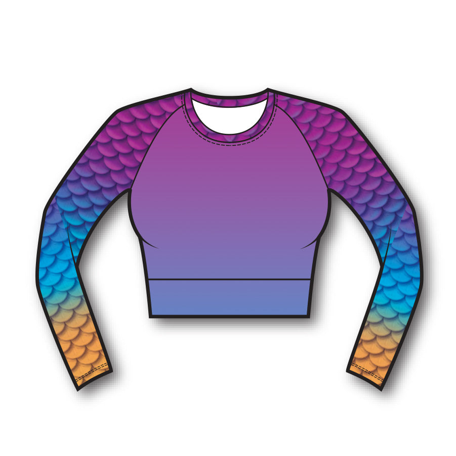 Wholesale 20+ Pieces Mix and Match Cropped Rash Guards - Swimwear for Women, Beach Cover Up, Yoga, Surfing & Activewear