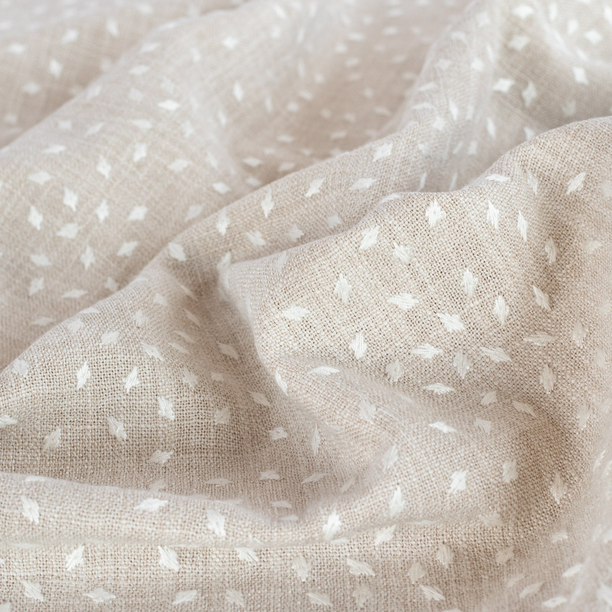 Premium Masie Fabric with Pearl Embellishments - Elegant & Luxurious Textile for Dresses, Curtains & Home Decor