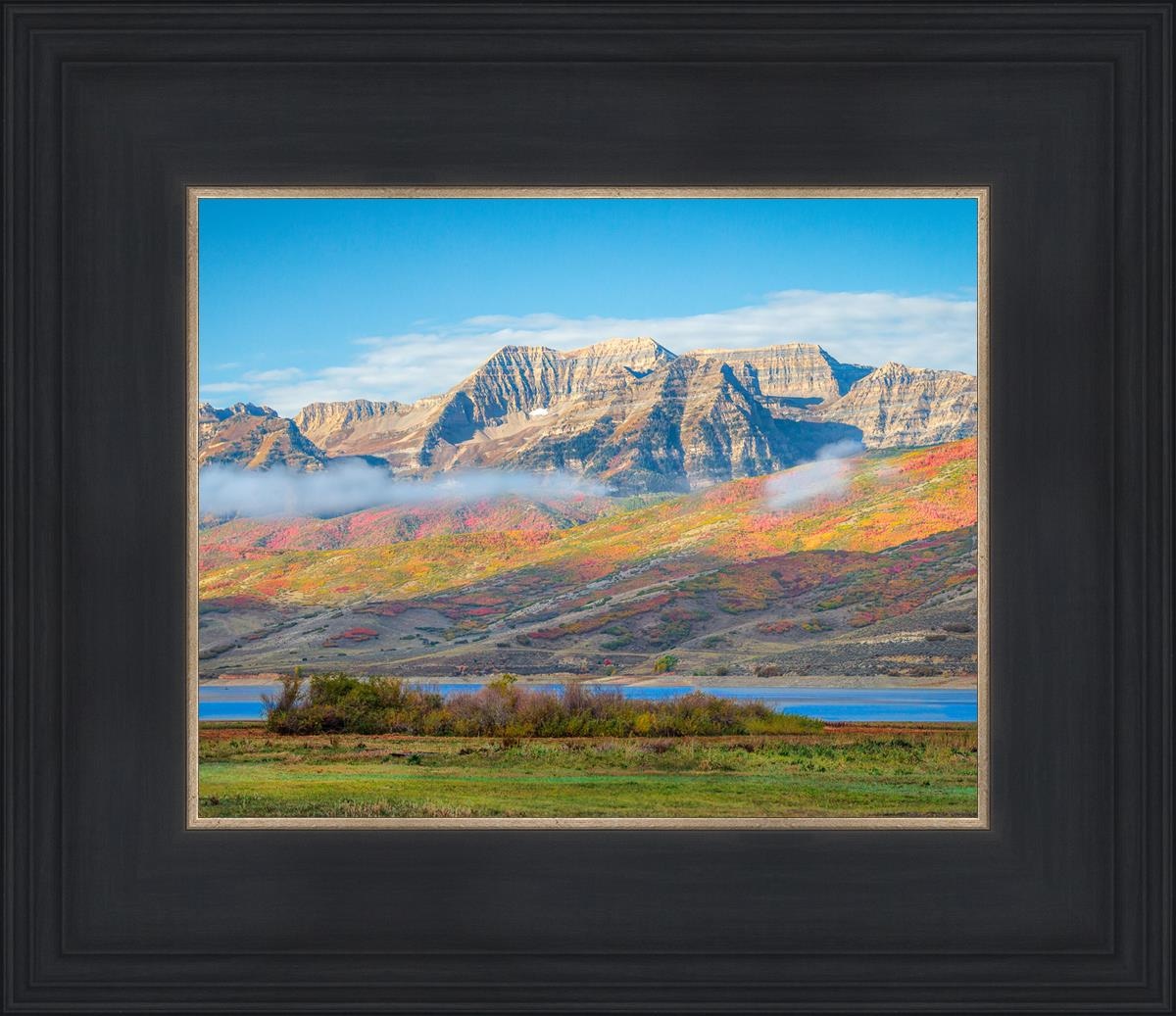 Autumn Splendor Over Timpanogos - Stunning Fall Landscape Photography Print for Home & Office Wall Decor | Perfect for Living Rooms, Bedrooms & Gifts