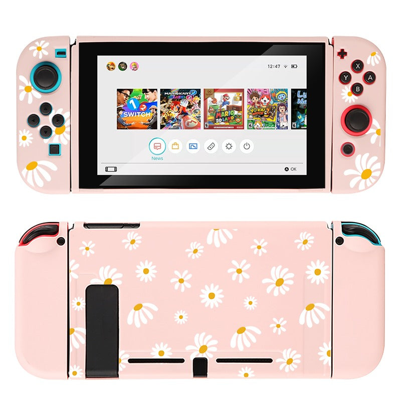 Premium Daisy Life Case for Nintendo Switch - Durable Protective Cover with Custom Design for Gaming On-The-Go, Travel & Home Entertainment
