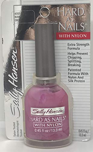 Sally Hansen Hard As Nails Strengthening Nail Polish with Nylon - Bubbles Creme for Strong, Healthy Nails | Perfect for Manicures, Pedicures & Everyday Nail Care