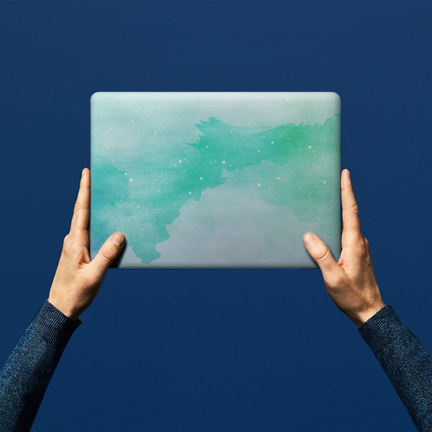 Stylish Surface Laptop Case with Abstract Watercolor Splash Design - Perfect for Work, Travel & School | Durable Protective Cover for Microsoft Surface Laptops