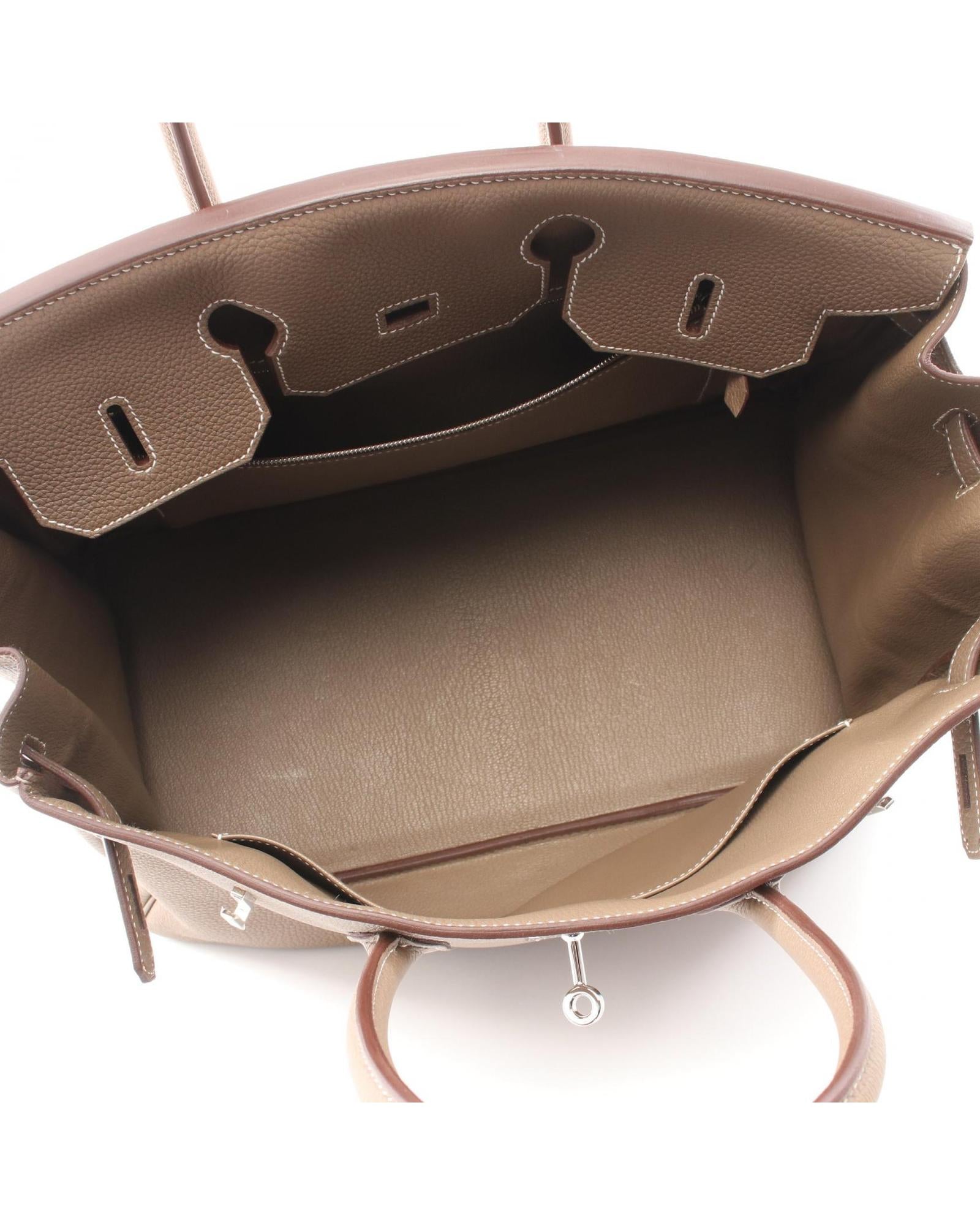 Authentic Birkin 35 Leather Handbag - Luxury Designer Tote for Women | Perfect for Work, Travel & Special Occasions