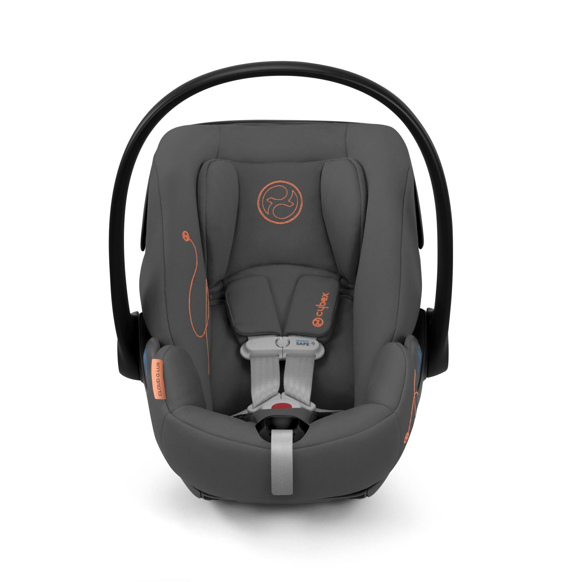 Cybex Cloud G Lux SensorSafe Infant Car Seat – Lightweight, Safe & Comfortable Baby Car Seat for Newborns – Perfect for Travel, Daily Commutes & Family Outings