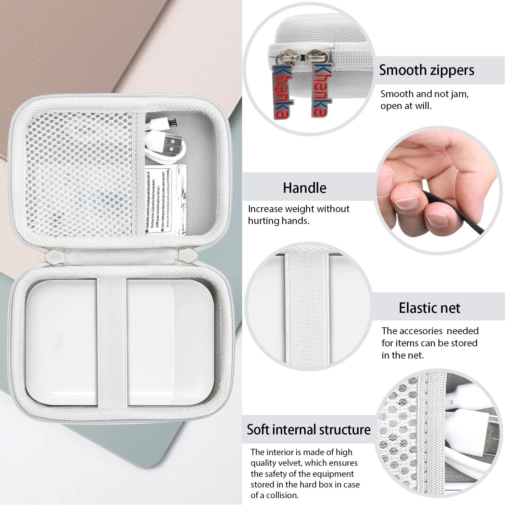 Khanka Hard Travel Case for Liene 2x3