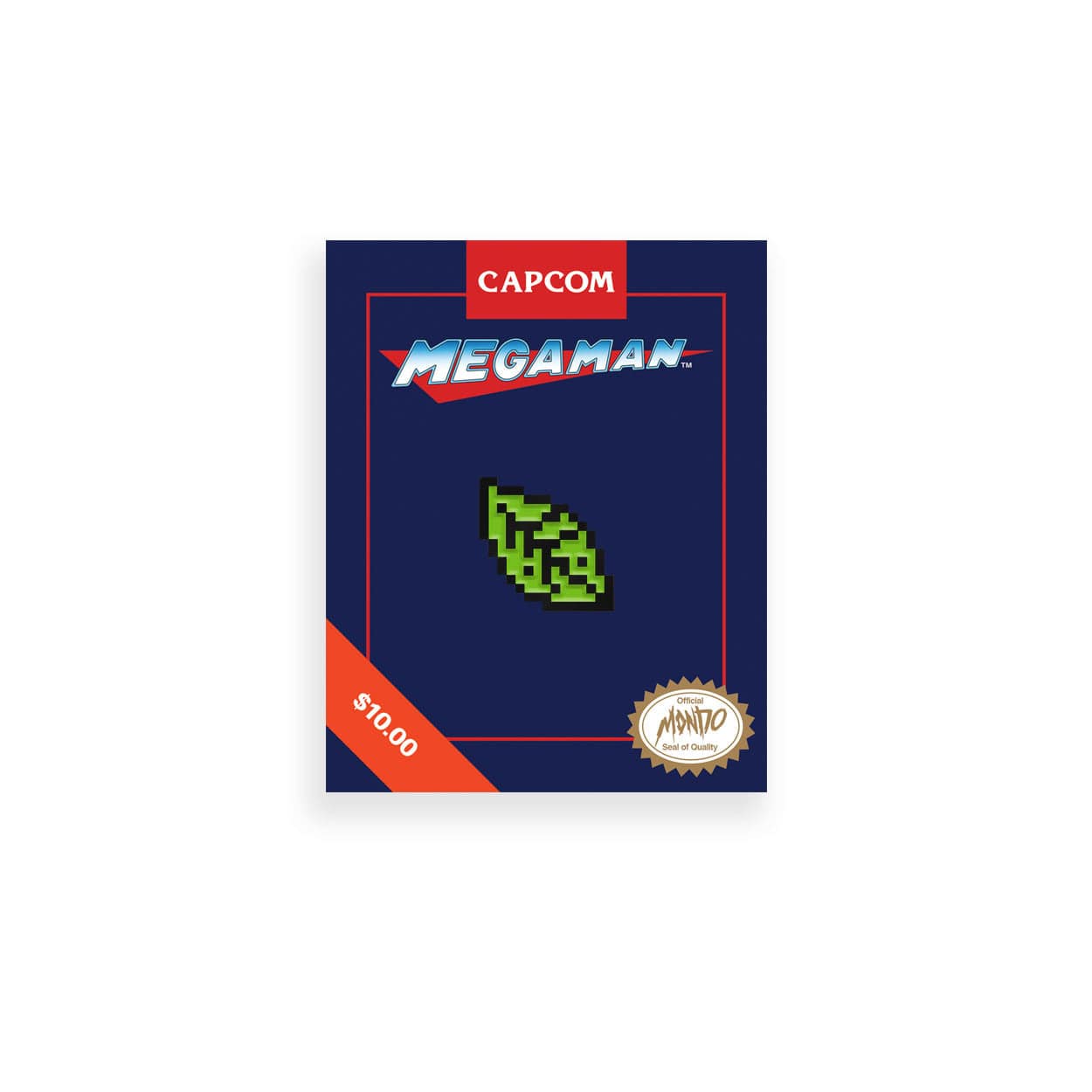Mega Man Leaf Shield 3 Pin Set - Retro Gaming Collectible Badges for Fans - Perfect for Backpacks, Jackets & Cosplay Accessories