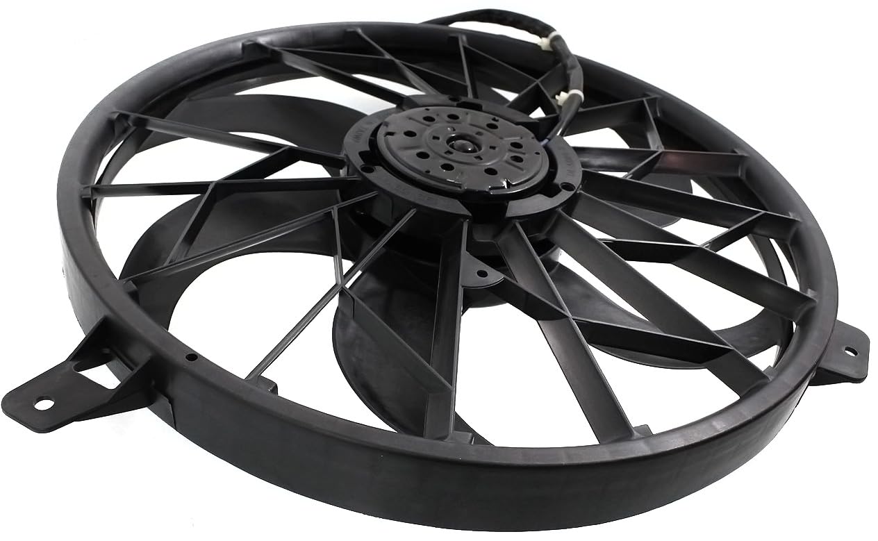 Garage-Pro Radiator Cooling Fan Assembly for 2002-2004 Jeep Grand Cherokee 4.0L Engine - Single Fan with Blade & Motor - Perfect for Off-Roading, Daily Commuting & Engine Cooling