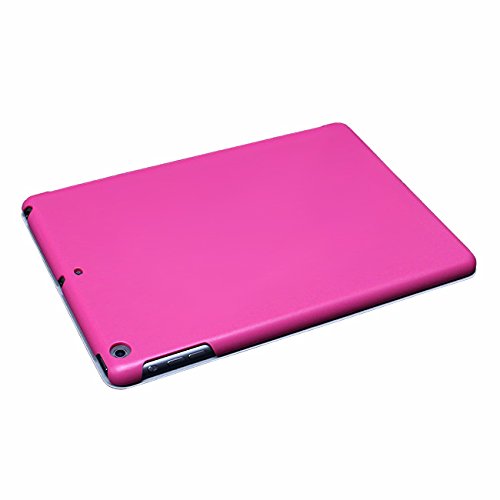 Maximal Power PU Leather Ultra Slim Folio Stand Case for Apple iPad 5 & iPad Air - Pink (POU IPADAIR/PK) | Protective Cover with Auto Sleep/Wake | Perfect for Work, Travel & Home Use